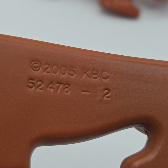 Orange Tiger Safari Drawer Pulls Child Handles Kids Room 2005 KBC Lot Of Five 5 - Picture 5 of 14